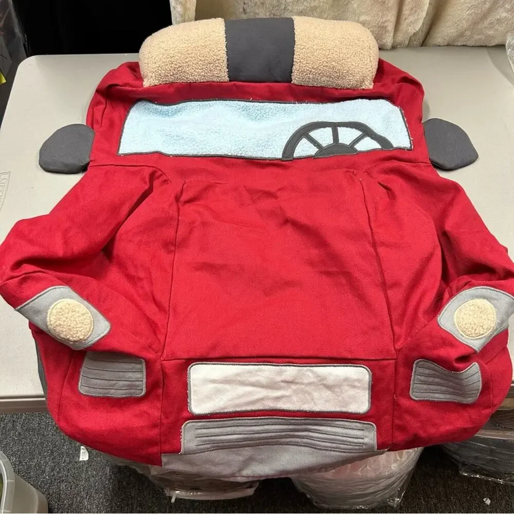 Pottery Barn Red Fire Truck Slipcover ONLY My First Anywhere Chair Fireman NEW